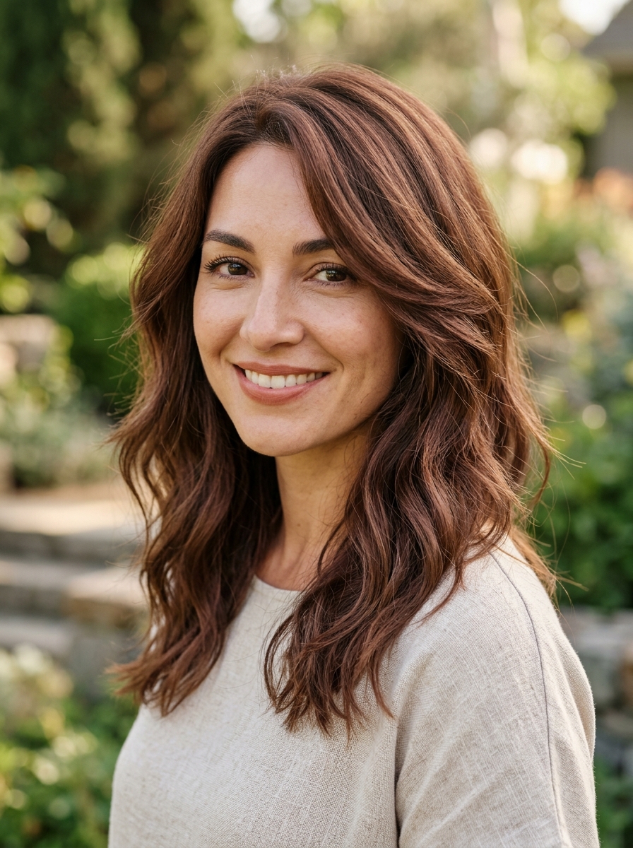 Cinnamon Brown Hair als Herbst Haarfarben Inspiration 2026